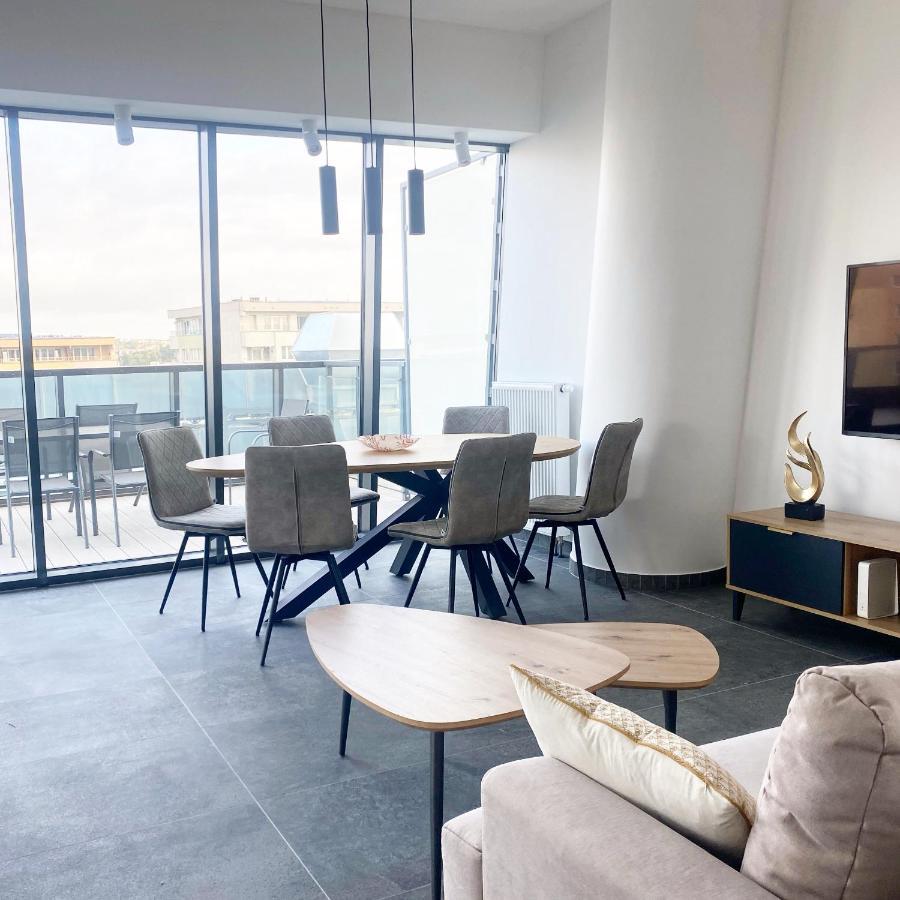 Hanza Tower Apartament Premium Plus 什切青 外观 照片