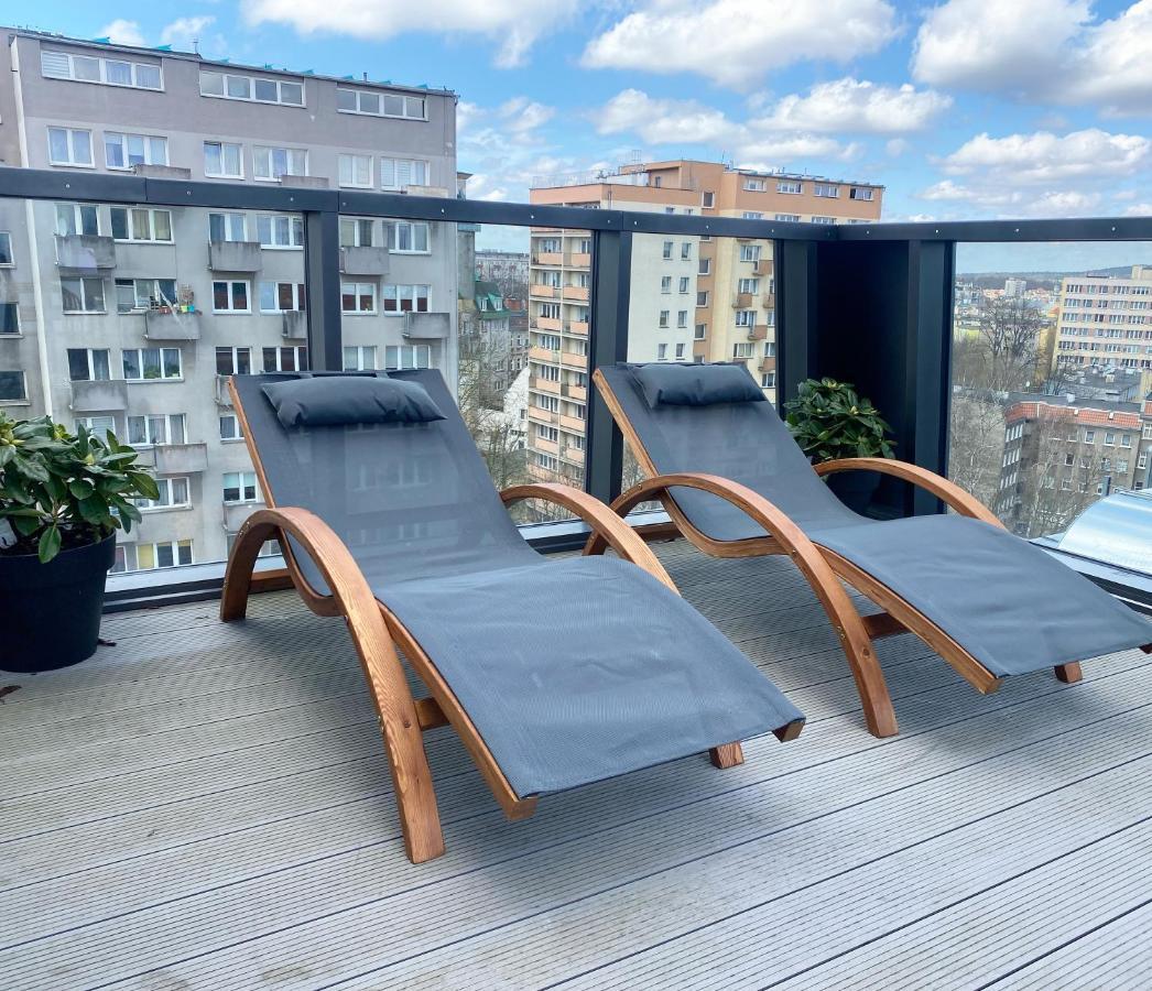 Hanza Tower Apartament Premium Plus 什切青 外观 照片